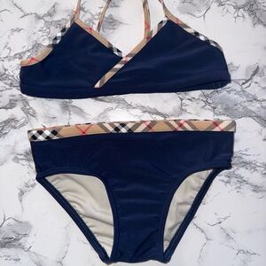 Burberry Navy Blue Bikini